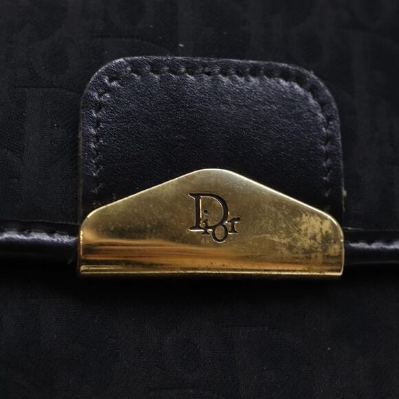 Dior Trotter Black Canvas Shoulder Bag (Pre-Owned) - Picture 12 of 16